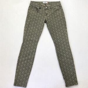 NWOT Cabi Ditsy Skinny Jeans Size 4 Cotton Stretch Floral Printed Style 5083